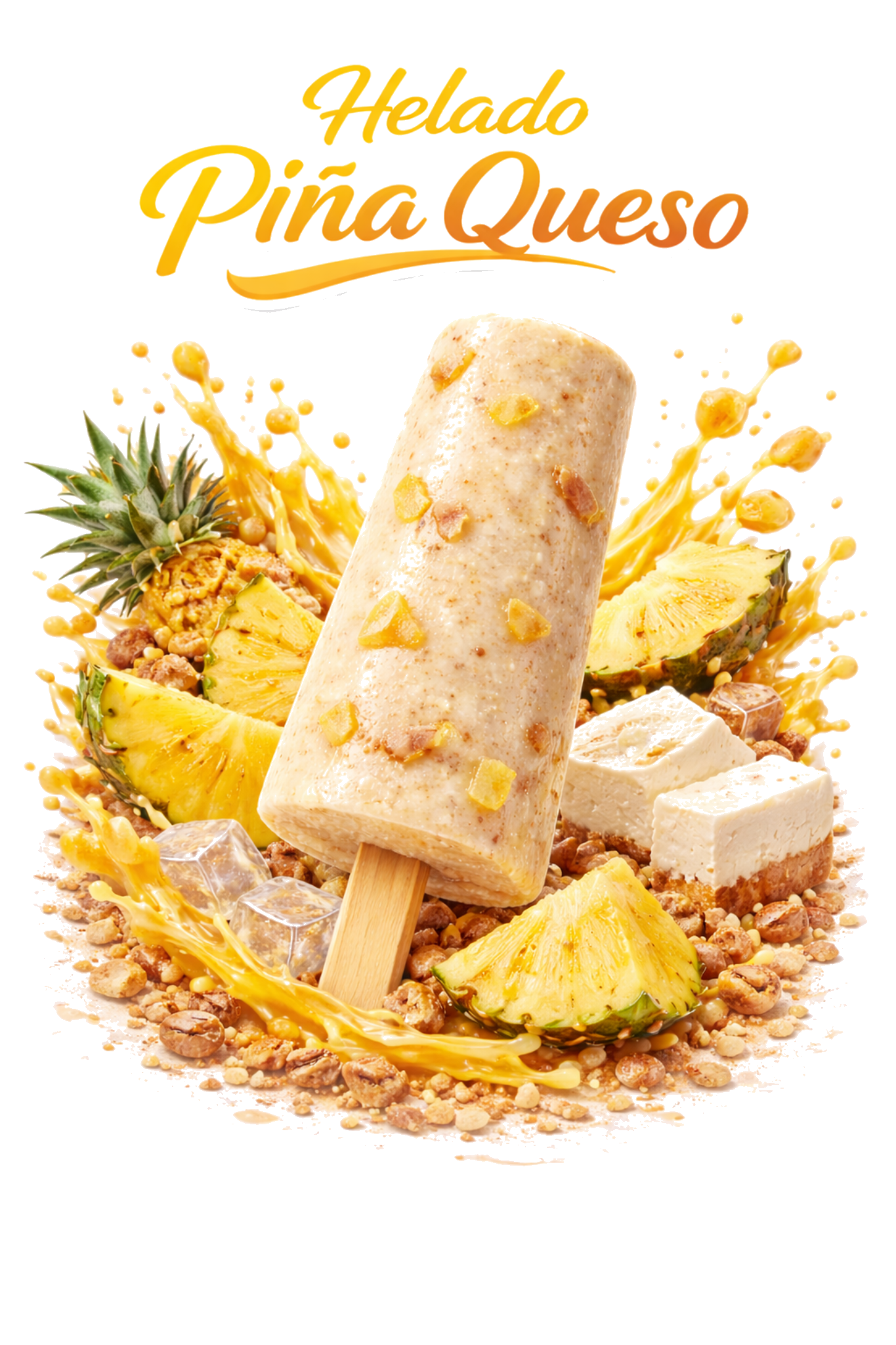 Helado Piña Queso