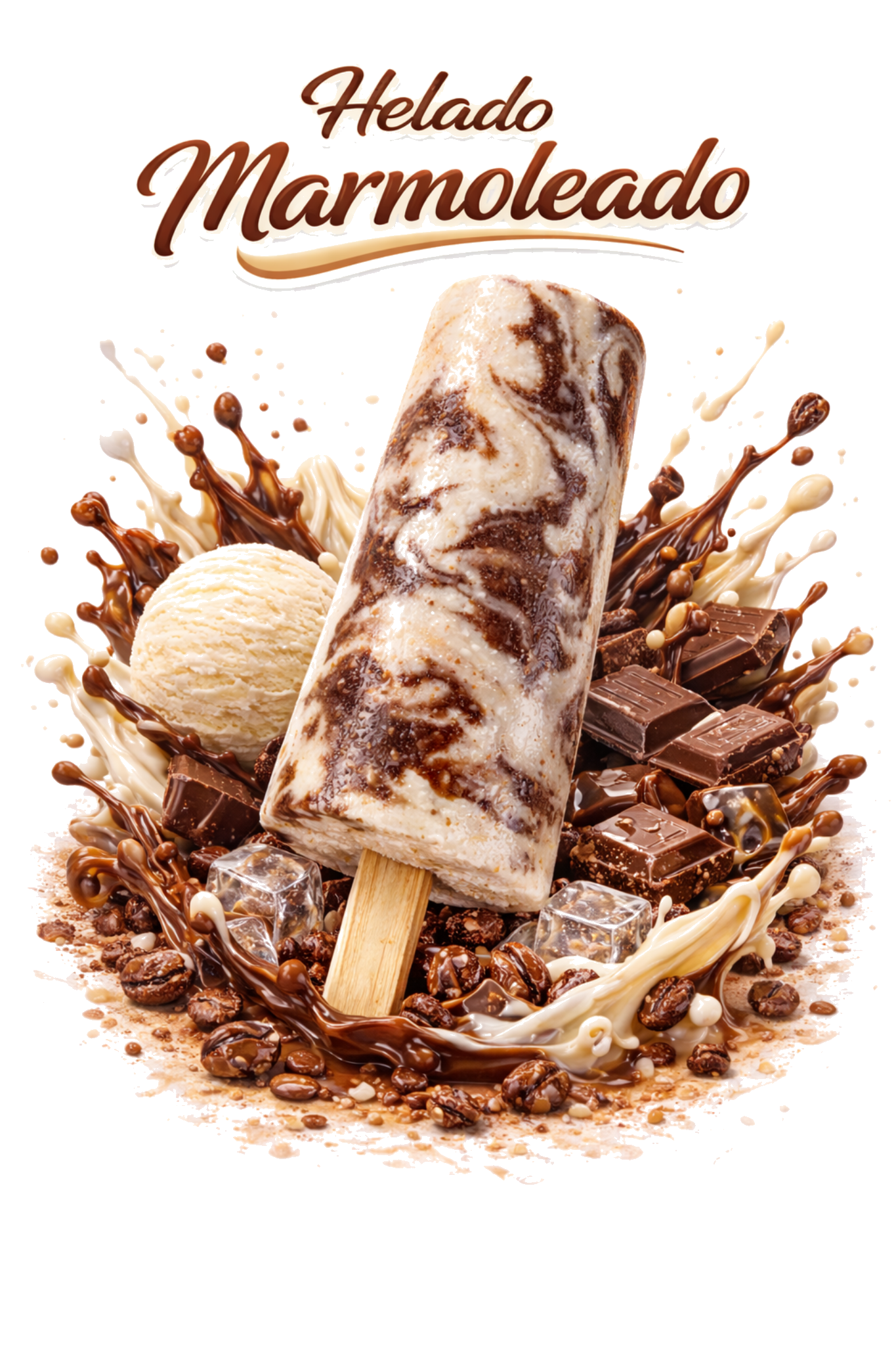 Helado Marmoleado
