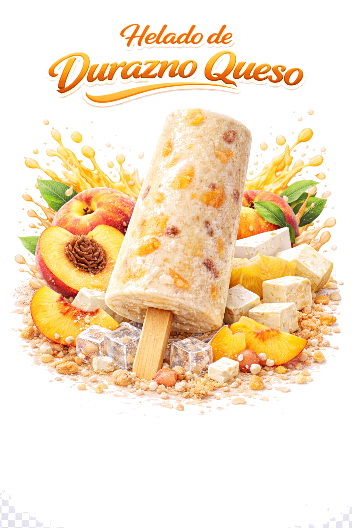 Helado Durazno Queso